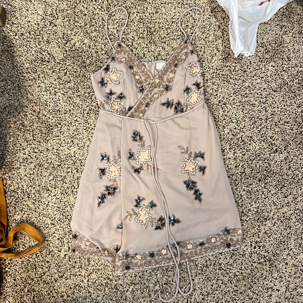Gorgeous beaded dress, size Small